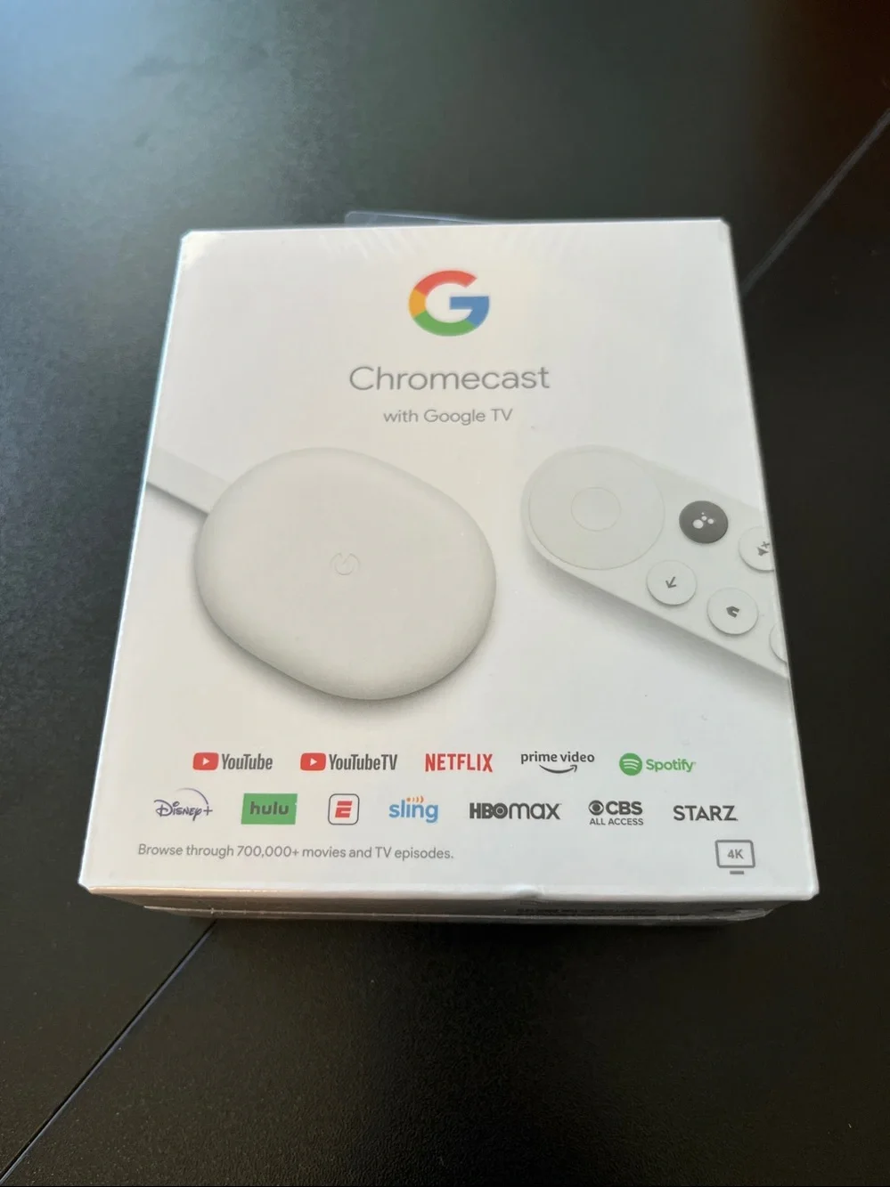 Google Chromecast with Google TV, New in Box. Original Seal. Model # GZRNL